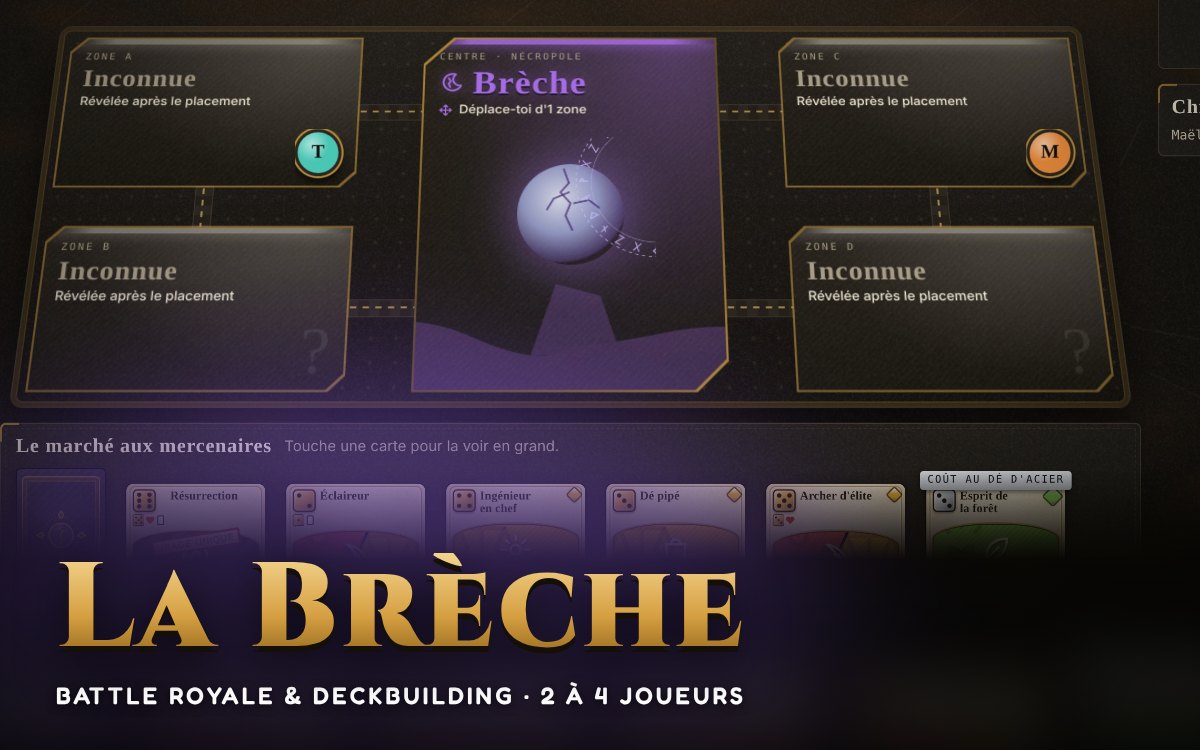 Écran du prototype La Brèche