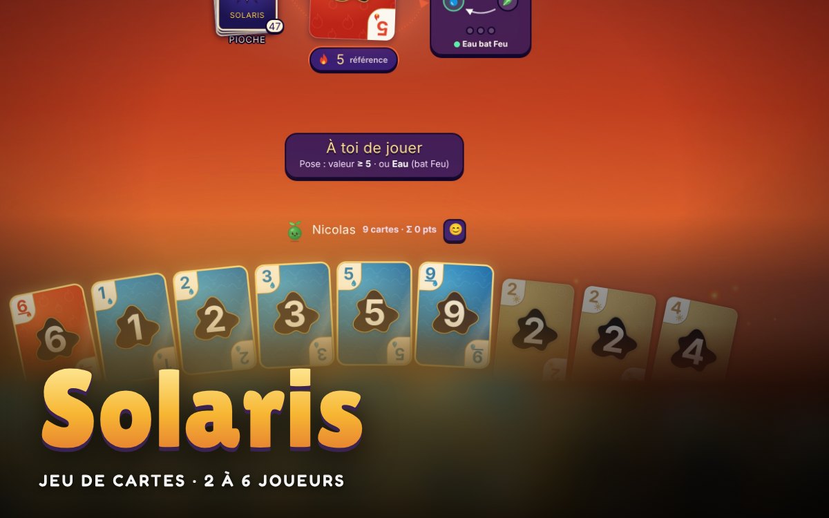 Écran du prototype Solaris